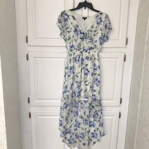 High-low floral dress